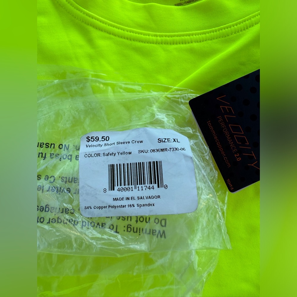 Tommie Copper Velocity Performance 2.0 Shirt NWT - Picture 3 of 5